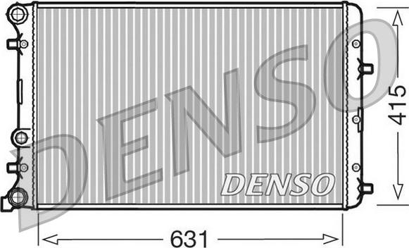 Denso DRM27004 - Radiator, mühərrikin soyudulması furqanavto.az
