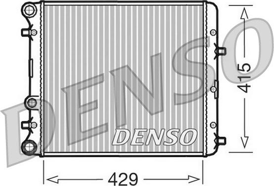 Denso DRM27002 - Radiator, mühərrikin soyudulması furqanavto.az