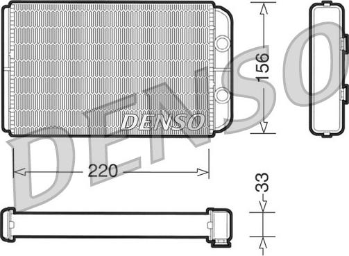 Denso DRR09090 - İstilik dəyişdiricisi, daxili isitmə furqanavto.az