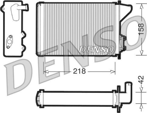 Denso DRR09040 - İstilik dəyişdiricisi, daxili isitmə furqanavto.az