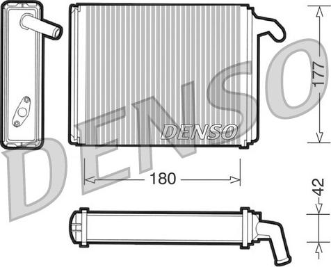 Denso DRR09041 - İstilik dəyişdiricisi, daxili isitmə furqanavto.az