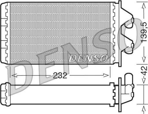 Denso DRR09081 - İstilik dəyişdiricisi, daxili isitmə furqanavto.az