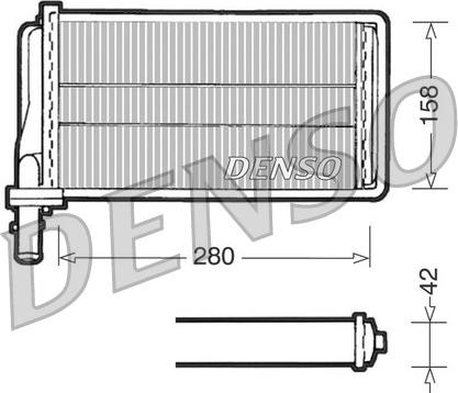 Denso DRR01001 - İstilik dəyişdiricisi, daxili isitmə furqanavto.az