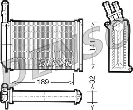 Denso DRR10001 - İstilik dəyişdiricisi, daxili isitmə furqanavto.az