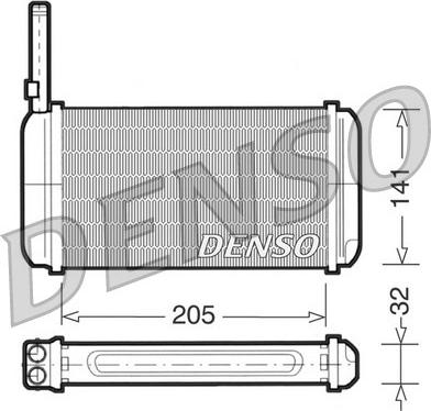 Denso DRR10002 - İstilik dəyişdiricisi, daxili isitmə furqanavto.az