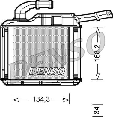 Denso DRR32010 - İstilik dəyişdiricisi, daxili isitmə furqanavto.az