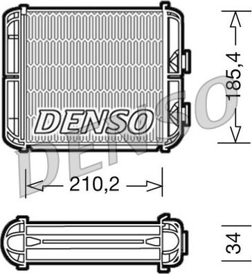 Denso DRR20003 - İstilik dəyişdiricisi, daxili isitmə furqanavto.az