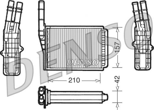 Denso DRR23013 - İstilik dəyişdiricisi, daxili isitmə furqanavto.az