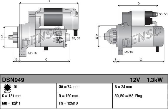 Denso DSN949 - Başlanğıc furqanavto.az