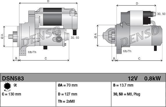 Denso DSN583 - Başlanğıc furqanavto.az