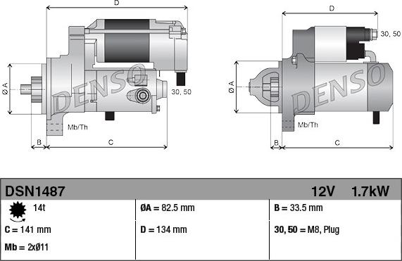 Denso DSN1487 - Başlanğıc furqanavto.az