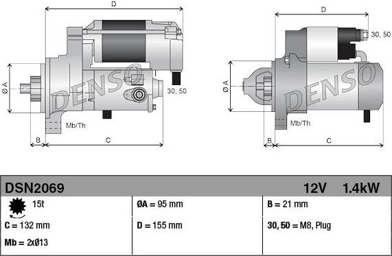 Denso DSN2069 - Başlanğıc furqanavto.az