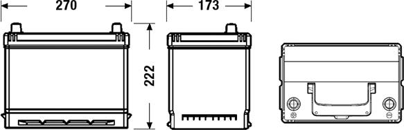 DETA DB705 - Başlanğıc batareyası furqanavto.az