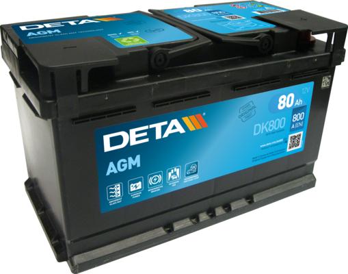 DETA DK800 - Başlanğıc batareyası furqanavto.az