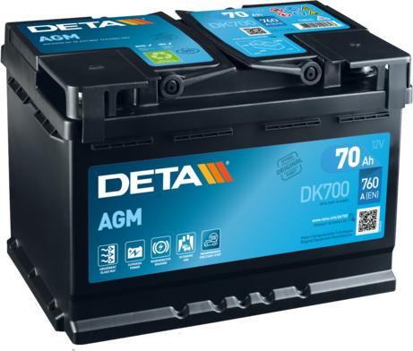 DETA DK700 - Başlanğıc batareyası furqanavto.az
