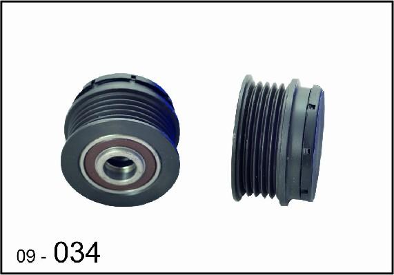 DEXWAL MOBIDEX 09-034 - Kasnak, alternator, sərbəst dönərli mufta furqanavto.az