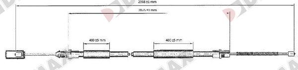 Diamax AA3036 - Kabel, dayanacaq əyləci furqanavto.az