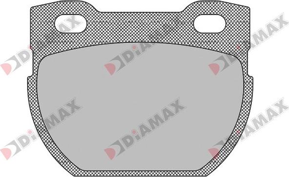 Diamax N09443 - Əyləc altlığı dəsti, əyləc diski furqanavto.az