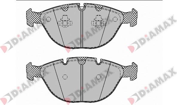 Diamax N09416 - Əyləc altlığı dəsti, əyləc diski furqanavto.az