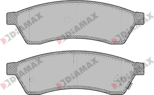 Diamax N09410 - Əyləc altlığı dəsti, əyləc diski furqanavto.az