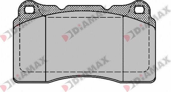 Diamax N09435 - Əyləc altlığı dəsti, əyləc diski furqanavto.az