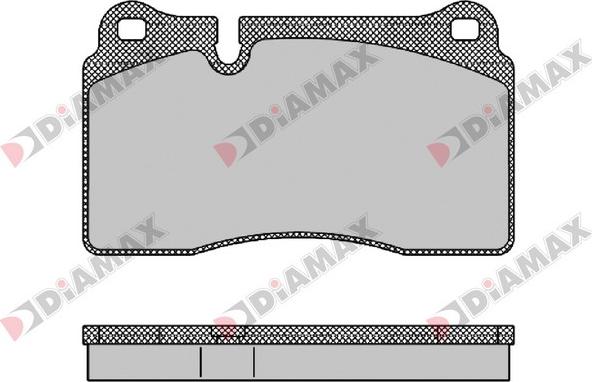 Diamax N09426 - Əyləc altlığı dəsti, əyləc diski furqanavto.az