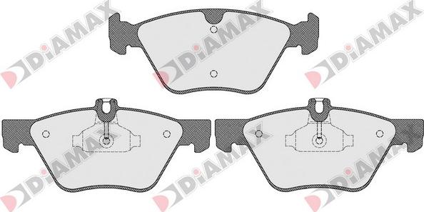 Diamax N09477 - Əyləc altlığı dəsti, əyləc diski furqanavto.az