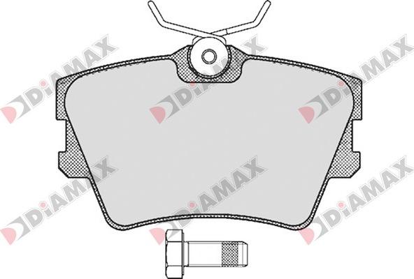 Diamax N09562 - Əyləc altlığı dəsti, əyləc diski furqanavto.az