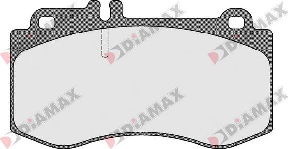 Diamax N09501 - Əyləc altlığı dəsti, əyləc diski furqanavto.az