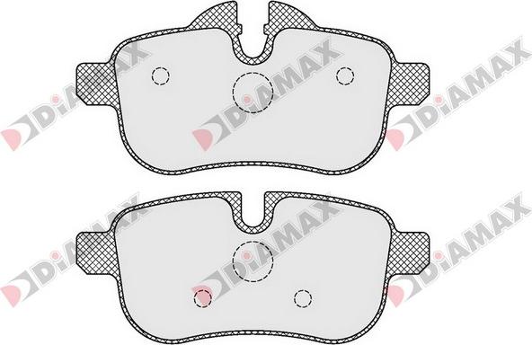 Diamax N09510 - Əyləc altlığı dəsti, əyləc diski furqanavto.az