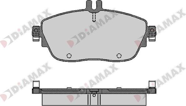 Diamax N09671 - Əyləc altlığı dəsti, əyləc diski furqanavto.az