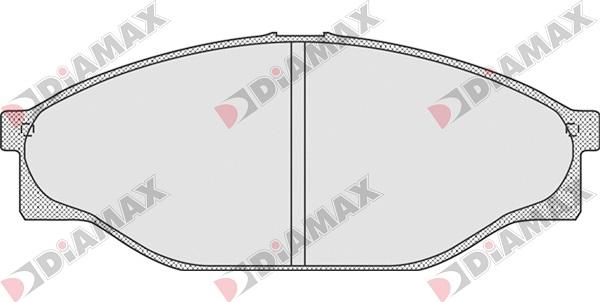 Diamax N09045 - Əyləc altlığı dəsti, əyləc diski furqanavto.az