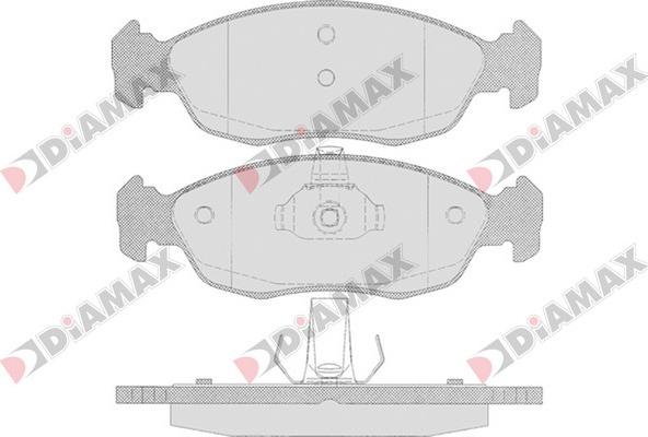 Diamax N09066 - Əyləc altlığı dəsti, əyləc diski furqanavto.az