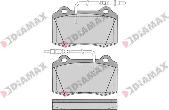 Diamax N09106 - Əyləc altlığı dəsti, əyləc diski furqanavto.az