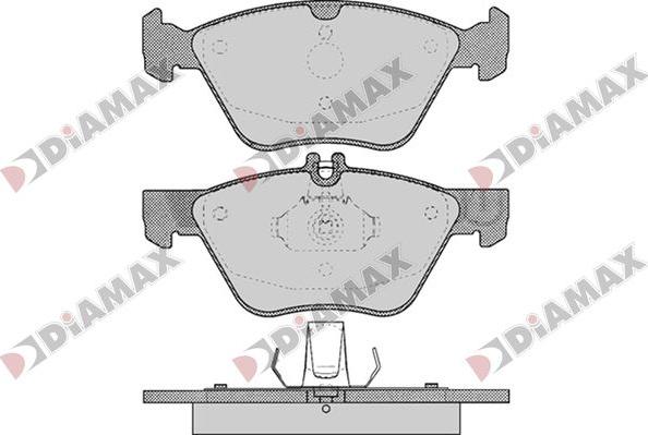 Diamax N09820 - Əyləc altlığı dəsti, əyləc diski furqanavto.az