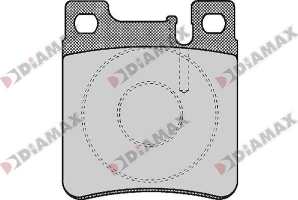 Diamax N09821 - Əyləc altlığı dəsti, əyləc diski furqanavto.az