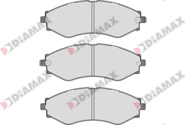 Diamax N09361 - Əyləc altlığı dəsti, əyləc diski furqanavto.az