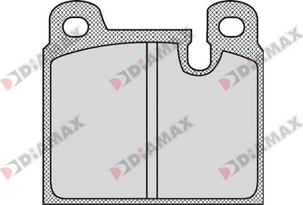 Diamax N09306 - Əyləc altlığı dəsti, əyləc diski furqanavto.az