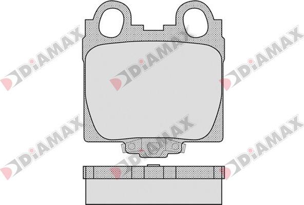 Diamax N09303 - Əyləc altlığı dəsti, əyləc diski furqanavto.az