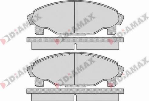 Diamax N09315 - Əyləc altlığı dəsti, əyləc diski furqanavto.az