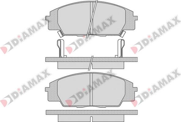 Diamax N09311 - Əyləc altlığı dəsti, əyləc diski furqanavto.az