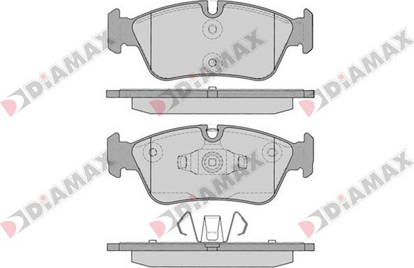 Diamax N09380 - Əyləc altlığı dəsti, əyləc diski furqanavto.az