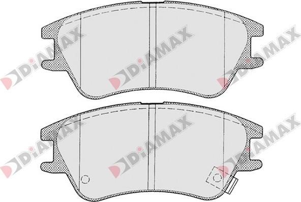 Diamax N09256 - Əyləc altlığı dəsti, əyləc diski furqanavto.az