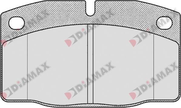 Diamax N09200 - Əyləc altlığı dəsti, əyləc diski furqanavto.az