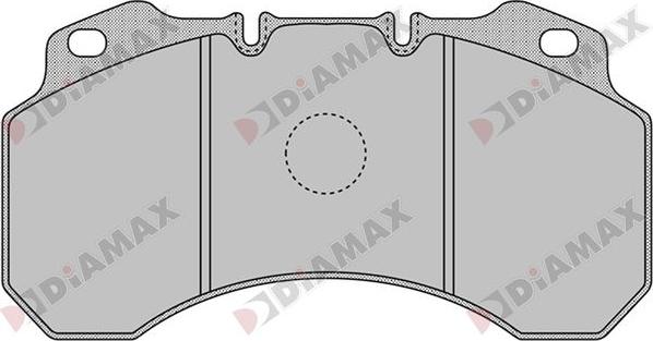 Diamax N09228 - Əyləc altlığı dəsti, əyləc diski furqanavto.az