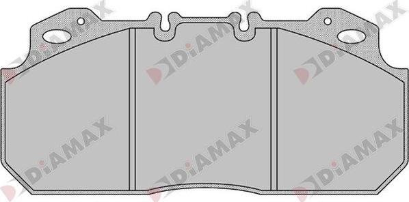 Diamax N09227 - Əyləc altlığı dəsti, əyləc diski furqanavto.az