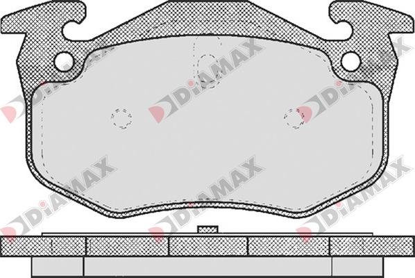 Diamax N09271 - Əyləc altlığı dəsti, əyləc diski furqanavto.az