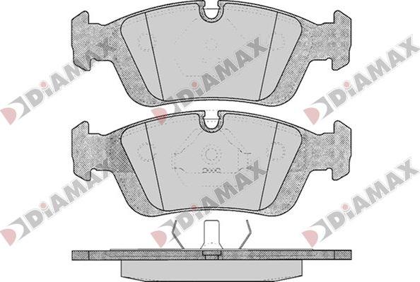 Diamax N09796 - Əyləc altlığı dəsti, əyləc diski furqanavto.az