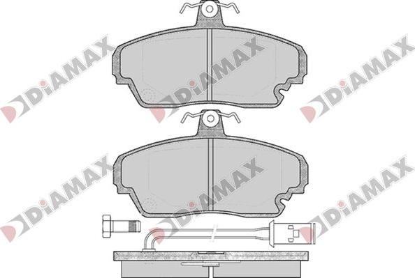 Diamax N09797 - Əyləc altlığı dəsti, əyləc diski furqanavto.az