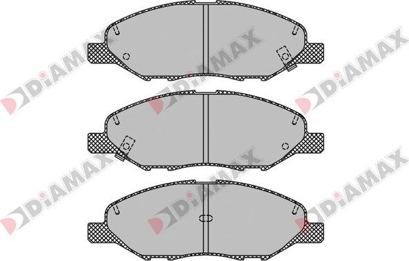 Diamax N09704 - Əyləc altlığı dəsti, əyləc diski furqanavto.az